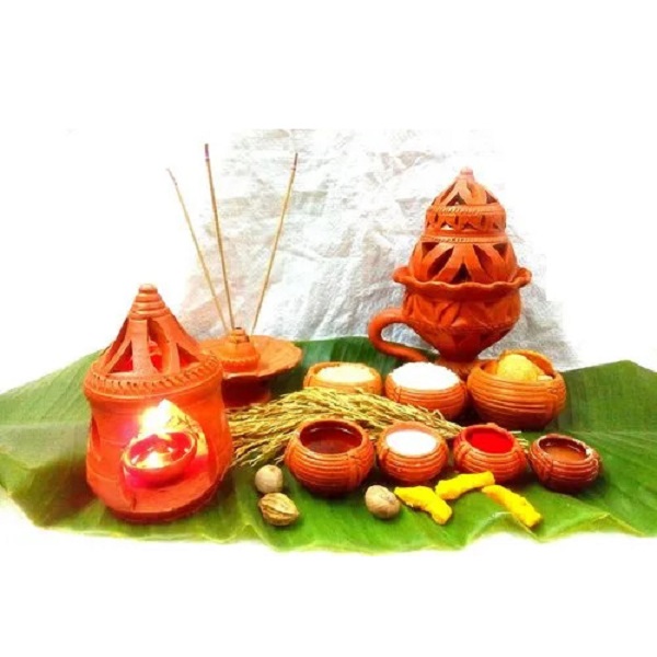 Clay Pooja Items