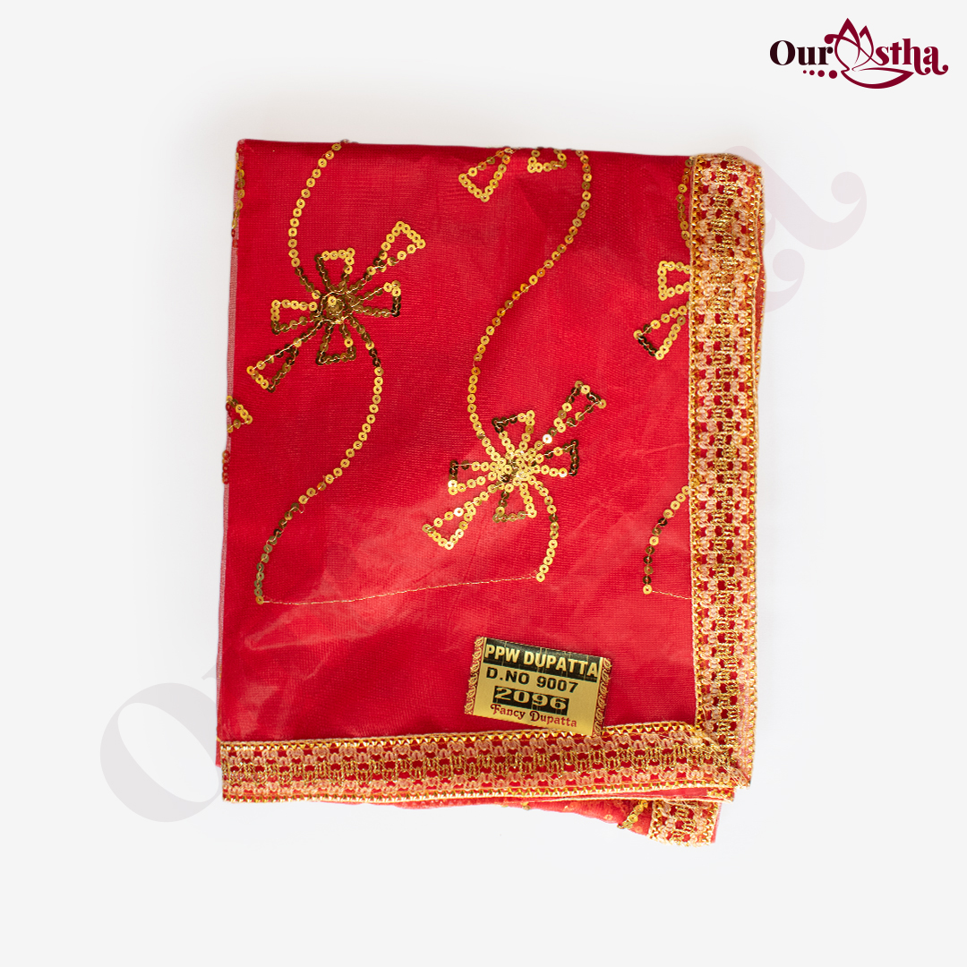 Elegant Red Dupatta